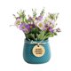 thumbnail image 1 of Margarita pequeña, flor de simulación, maceta de cerámica, decoración interior del hogar, planta verde artificial de escritorio, bonsái, flor falsa, 1 of 5