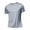 Grey, variant on Men's Athletic Performance Ice Silk T-Shirt Loose Fit Workout Top Breathable Casual Comfortable Fashion Tee Mens T-Shirts Solid Color Sleeve Casual Crew Neck Basic Tees