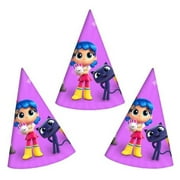 10 Pcs Birthday Paper Hats True and the Rainbow Kingdom For Birthday Party Decorations