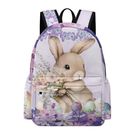 Bunny Backpack 17 Inch Bunny Schoolbag Travel Cartoon Backpacks