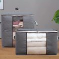 thumbnail image 1 of Organisez Votre Placard avec Ce Grand Sac de Rangement - Poignée Renforcée, Fenêtre Transparente, 1 of 5