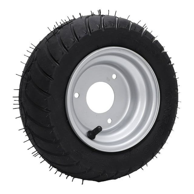 13x5.00-6 Tires, Anti Slip Enhanced Control Rubber Shockproof Puncture Proof Universal Fit Go Kart Tires with Rim for Mower
