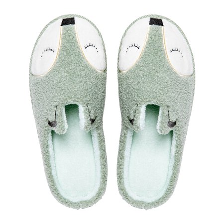 

Homgreen Cute Animal Slippers for Women Mens Winter Warm Memory Foam Cotton Home Slippers Soft Plush Fleece Slip on House Slippers for Girls Indoor Outdoor Shoes