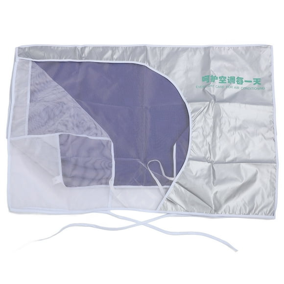 Cubierta impermeable para aire acondicionado de ventana exterior, a prueba de polvo, protector solar a prueba de lluvia, unidad de ventana exterior, cubierta de aire acondicionado de CA, encendid