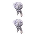 thumbnail image 1 of Minnieouse Sombreros de turbante de algodón, diadema transpirable agradable a la piel, lavable, , ligero, buena elasticidad, pañuelo para la Tipo 1 2Conjunto, 1 of 6