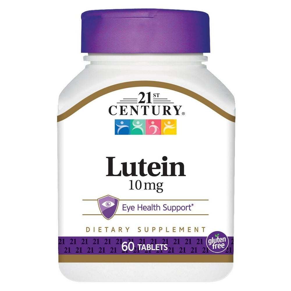 21st Century Lutein Tablets, 10 mg, 60 Count