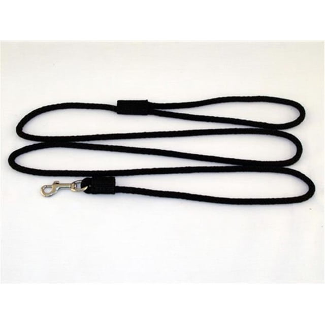 Small Dog Snap Leash 0.25 In. Diameter By 6 Ft. - Black