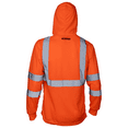 thumbnail image 4 of JORESTECH Hi-Vis Long-Sleeved Work Safety T-Shirt with Hoodie, TS-20 (Orange, S), 4 of 10