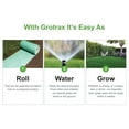 Grotrax Biodegradable Year Round Green Grass Seed & Fertilizer Mat, 200