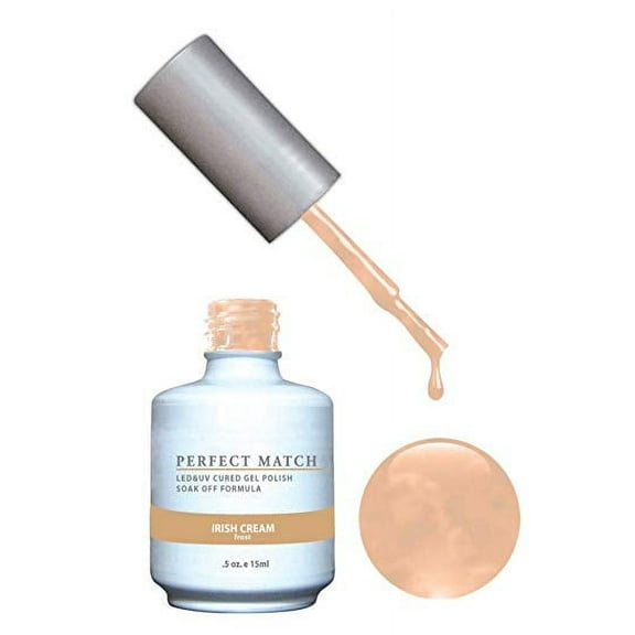 LECHAT Perfect Match Pair of Soak off Gel   Matching Nail Polish - PMS20 Irish Cream
