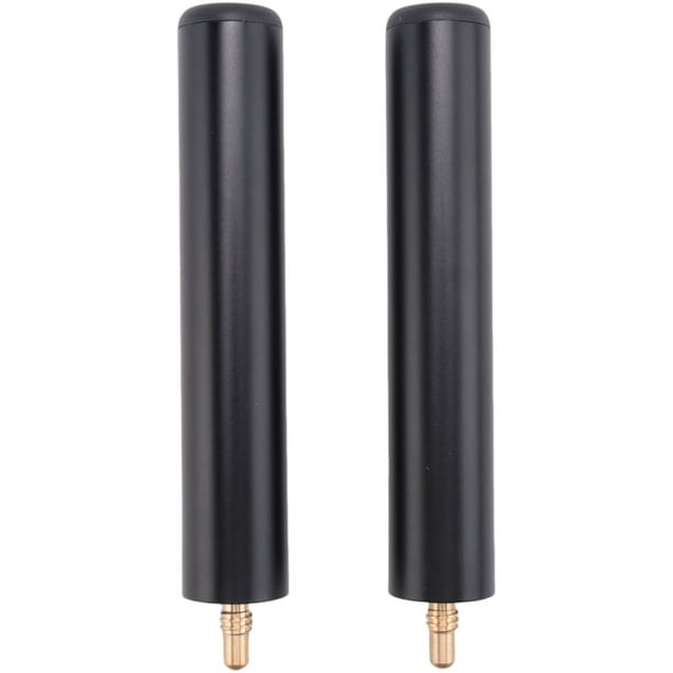 2 Piezas de Extensión de Taco de Billar de 6 Pulgadas para Tacos de Billar, Color Negro