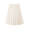 thumbnail image 3 of Women's Solid Color Skirt Base Skirt No Penetration Skirt (50CM) Rip Skirt Length 2 Two Piece Skirt Set for Women Rhinestone Fringe Skirt Leather Skirts for Women A Line Skirt Suede Skirts for Women, 3 of 3
