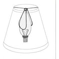 thumbnail image 4 of FanShow Double white small lamp shade candelabra lamp shade (white), 4 of 5