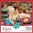 thumbnail image 2 of Buffalo Games - Cats - Academic Cats - 750 Piece Jigsaw Puzzle, 2 of 6