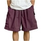 thumbnail image 2 of pstuiky Pantalones cortos para hombre, Pantalones cortos casuales con cordón para hombre Pantalones cortos de baloncesto, 2 of 3