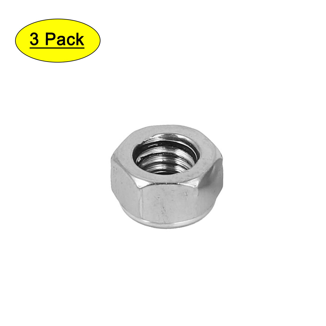 Hex Nylon Anti-Loose Nuts Lock Nut 4# 6# 8# 10# 1/4" 5/16" Stainless steel