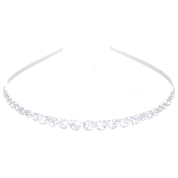 Corona de novia con diamantes de imitación, elegante tocado de boda, hermosa tiara de novia, tocado floral para mujer (R0651)