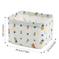 thumbnail image 3 of AMERTEER Foldable Canvas Fabric Storage Bins Basket Clothing Toys Storage (4PCS), 3 of 9