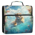 thumbnail image 2 of DIXRUYEE Zipper BinderTrapper of keeper Documents Organized Design Tigers Splash Oasis Printed, 2 of 8