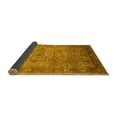 thumbnail image 2 of Ahgly Company Indoor Square Oriental Yellow Industrial Area Rugs, 5' Square, 2 of 4