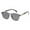 Transparent Grey, variant on Men or Women Fashion Vintage Square Round Vintage Horn Rim Hipster Sunglasses