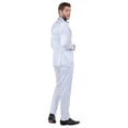 thumbnail image 2 of Tazzio Skinny Fit Shiny Satin Tuxedo 3 Piece Suit Set with Bowtie, 2 of 4