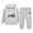 b5-Grey, variant on Boys Hoodies Set 2Pcs Long Sleeve Hooded Top & Jogger Pants Casual Tractor Outfit for Little Boys,Size 11-12 Years
