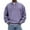 Purple, variant on LNZGNM Men's Henley Sweater Corduroy Ribbed Button Up Pullover Lightweight Solid Color Long Sleeve Sweater Casual Fall Loose Top,Dark Blue 2XL
