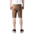 thumbnail image 3 of Ma Croix Men's Flat Front Summer Casual Twill Classic Slim Fit Cotton Shorts, 3 of 6