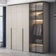 thumbnail image 3 of Luxury Wardrobes Large Capacity Cabinets Space Saving Organizer Closet Wardrobes Bedroom Armoire De Rangement Home Furniture My Lux Decor Round, 3 of 14