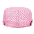 thumbnail image 4 of Minzimin Mens Breathable Mesh Summer Hat Adjustable Newsboy Beret Ivy Cap Cabbie Flat Cap, 4 of 6