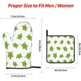 thumbnail image 2 of Turtle Oven Mitts and Pot Holders 4 Pcs Sets for Kitchen, Cooking Gloves Heat Resistant Oven Mitt Gloves Non Slip Potholders for Baking, BBQ, Grilling, 2 of 6