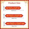 thumbnail image 3 of TIELUTT Chinese Printed Table Runner Table Decorations Asian Table Runner Chinese Christmas Table 120 Inches Hot Sequin Table Hot Party Decorations Text Overlays Table Turner for Dining Table, 3 of 8