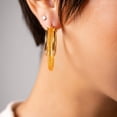 thumbnail image 2 of Multi Lucite Hoops, 2 of 3