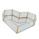 thumbnail image 5 of Bandeja De Almacenamiento De Cristal De Decoración De Bandeja Del Espejo Para Joyería, Baratijas, Exhibición De Lo Sunnimix Bandeja de espejo de oro vanidad, 5 of 7