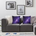 thumbnail image 6 of Galaxy Star and Nebula Throw Pillow Cover Cushion Modern Farmhouse Pillow Covers 18x18 Inch Soft Pillow Cases Decor for Couch Sofa Living Room Bedroom Outdoor Home Gift Set of 2, 6 of 6