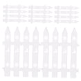 thumbnail image 4 of MOKKHNB 10Pcs White Plastic Garden Border Fence Decorative Christmas Tree Fence for Festive Scene, 4 of 8
