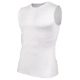 thumbnail image 1 of Men Body Shaper Vest Compression Shirts Slimming Tummy Control Tight Tank Tops Shapewear Workout Abs Abdomen Chest Undershirt WHITE XXL, 1 of 6