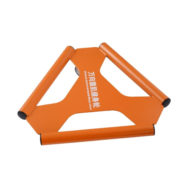 Abdominal Disc Wheel Roller Trainer Core Sliding Discs Abdominal Fitness Machine Orange
