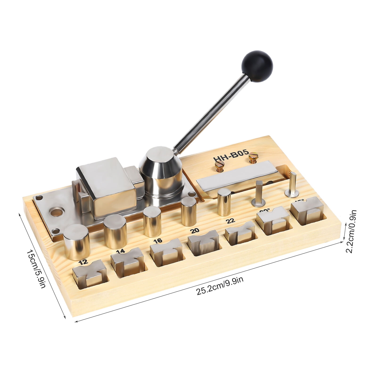 Professional Ring Bending Tool with Stand - 5 Sizes & 2 Angles Metal Forming Jig for Jewelry Making, Perfect for Rings, Earrings, Bracelets - Complete Kit for Hobbyists & Artisans