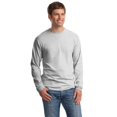 thumbnail image 4 of Hanes Men's 100 Percent Cotton Long Sleeve T-Shirt 5186, 4 of 7