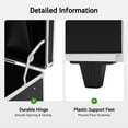 thumbnail image 6 of Portable File Storage Box with Handle, Letter Size Mobile Lock Box with Wheels & Telescoping Handle, Double Combination Locking Cabinet, 6 of 8