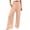 Pink#palazzo pants for women, variant on lcziwo Womens Elastic High Waisted Palazzo Pants Solid Casual Wide Leg Long Lounge Pant Trousers with Pocket,Wine,L