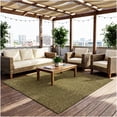 thumbnail image 2 of Koeckritz Rugs Garden Escape Winter Grass Premium Indoor/Outdoor Area Rug, 10' x 10', 2 of 8
