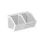 thumbnail image 2 of Cesta colgante organizadora de cocina, versátil y elegante, cesta de almacenamiento para guardar ajos. Cuadrícula blanca 2, 2 of 9