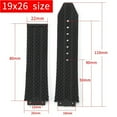 thumbnail image 5 of Fit For Hublot Yubo High Quality Silicone Waterproof Watch Strap Classic Fusion Big Bang Rubber Men's 26*19mm 24*17mm Accessories, 5 of 6
