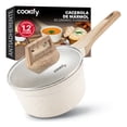 thumbnail image 1 of Olla Cacerola de Aluminio con Revestimiento Antiadherente Libre de PFOA Cookify (Mármol Beige,16 cm), 1 of 8
