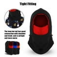 thumbnail image 3 of Children Balaclava Fleece Windproof Ski Mask, iClover Child Cold Weather Face Mask Motorcycle Neck Warmer or Tactical Balaclava Hood for Snowboard Cycling Outdoors Sports Unisex - Red, 3 of 7