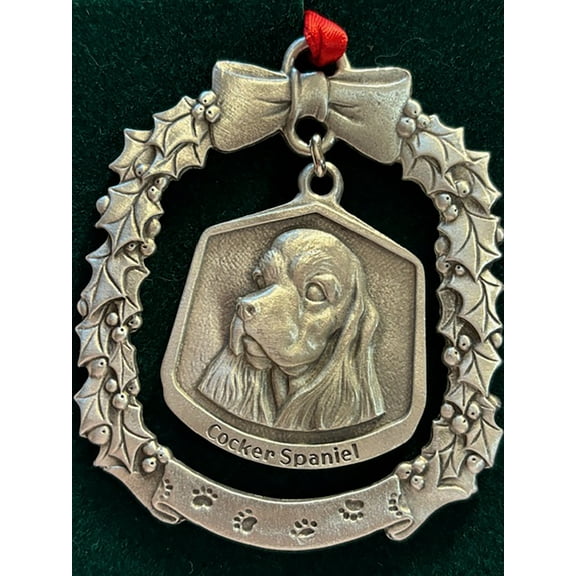 Cocker Spaniel Fine Pewter Dog Breed Ornament
