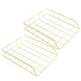 thumbnail image 4 of Masteelf  2 Pcs Document Rack Hanging File Paper Holder for Desk Basket Work, 4 of 8